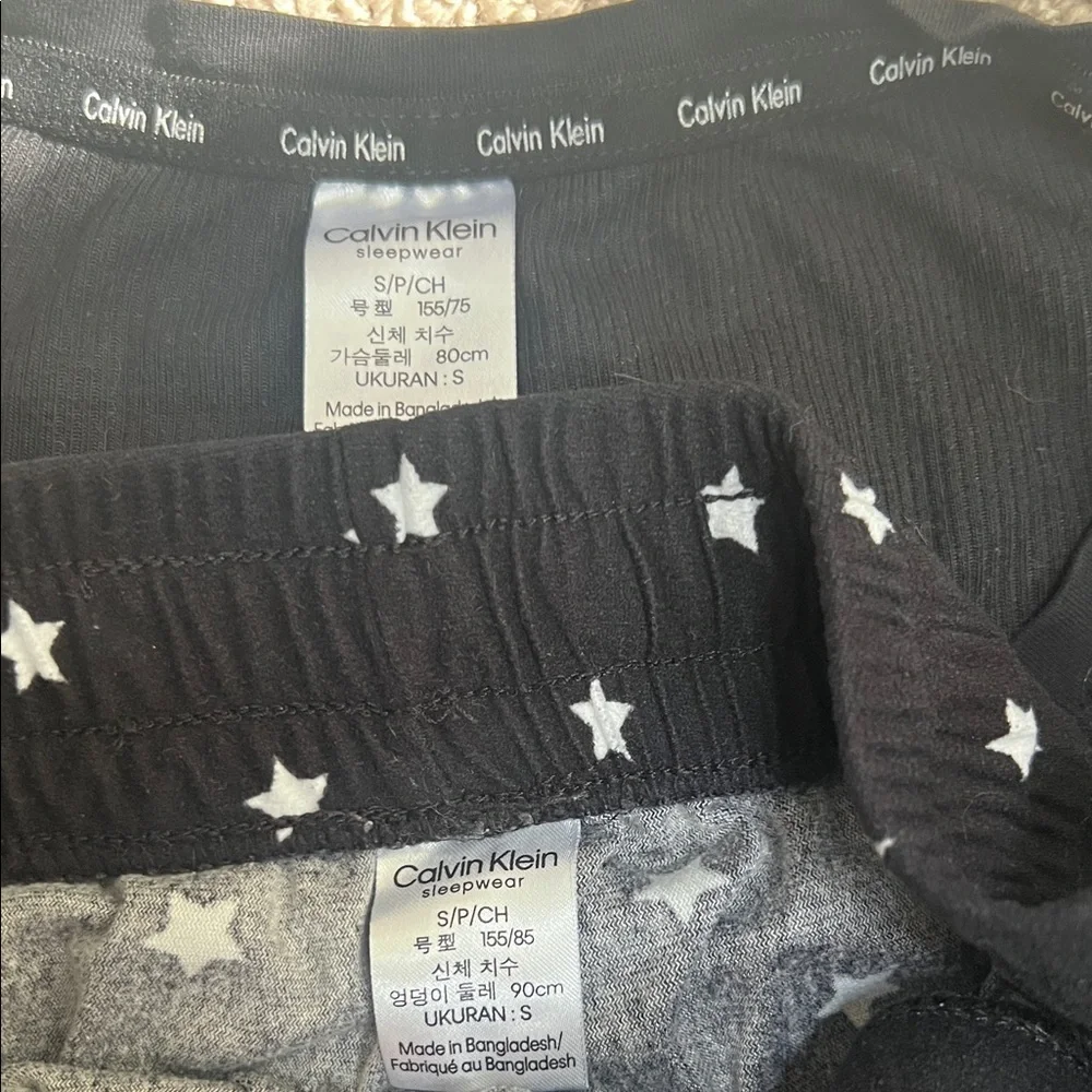 Calvin Klein Black and White Star Sleepwear